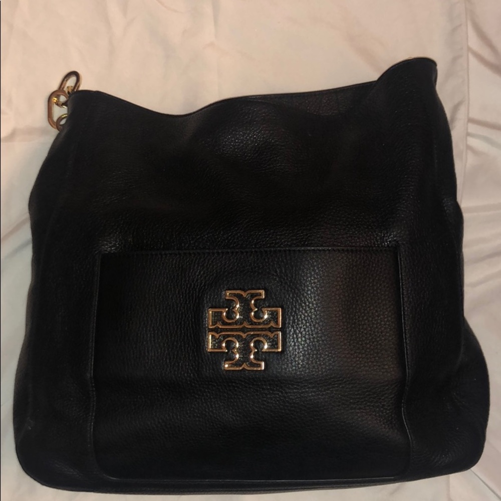 Tory Burch Black Britten Hobo Shoulder Bag ~ READ!